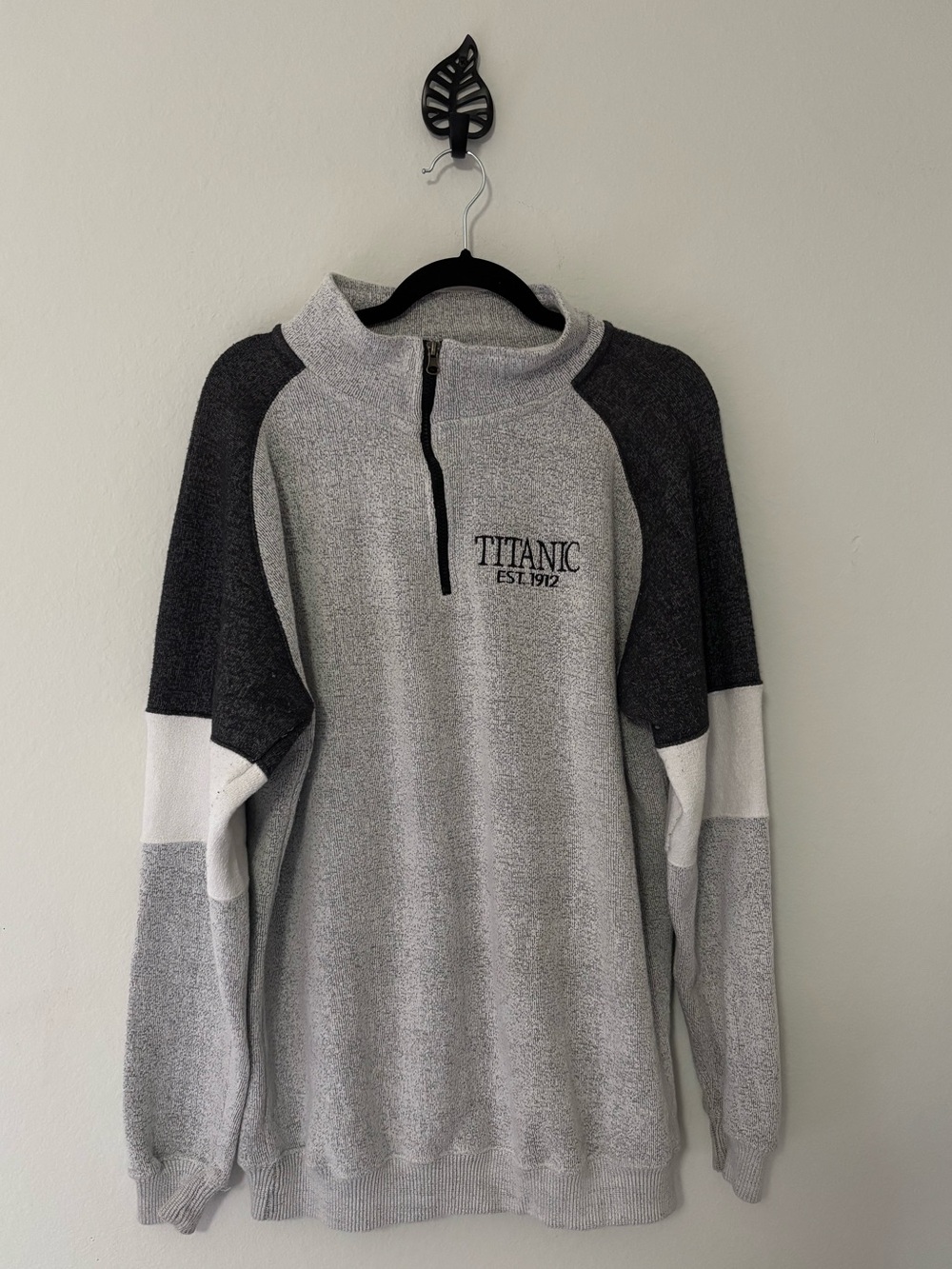 Ragwear Titanic Est. 1912 Quarter Zip Pullover XXL